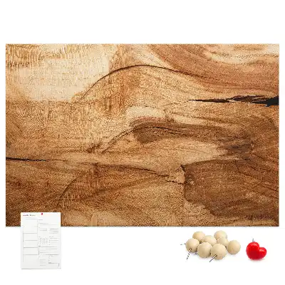 Bedruckte Korkplatte mit Holzoptik
