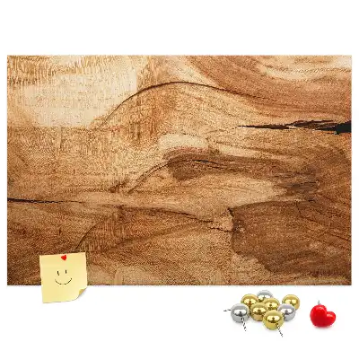 Bedruckte Korkplatte mit Holzoptik
