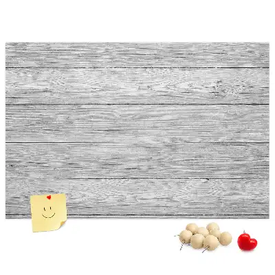 Kork-Pinnwand aus Holzpaneelen