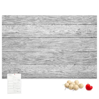Kork-Pinnwand aus Holzpaneelen