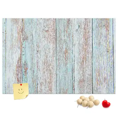 Pinnwand aus Kork im Pastellholz-Design