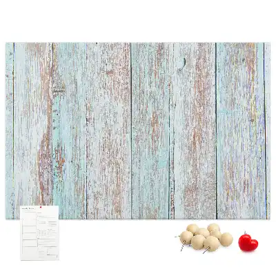 Pinnwand aus Kork im Pastellholz-Design