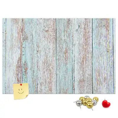 Pinnwand aus Kork im Pastellholz-Design