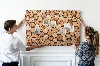 Pinnwand Holzkorken Wein
