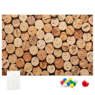 Pinnwand Holzkorken Wein