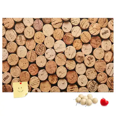 Pinnwand Holzkorken Wein