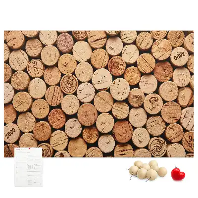 Pinnwand Holzkorken Wein