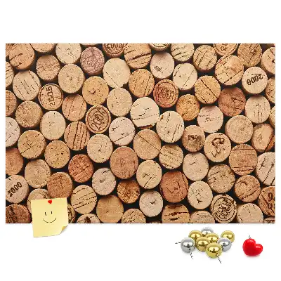 Pinnwand Holzkorken Wein