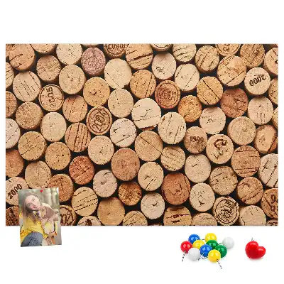 Pinnwand Holzkorken Wein