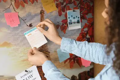 Bedruckte Korkplatte Eiffelturm
