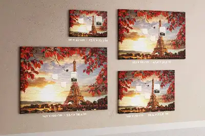 Bedruckte Korkplatte Eiffelturm