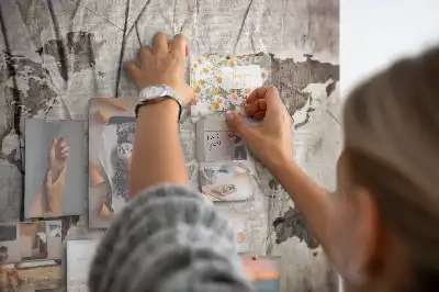 Kork Pinnwand Weltkarte Muster