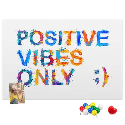 Bilder-Korktafel Positives Zitat