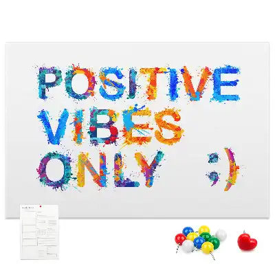 Bilder-Korktafel Positives Zitat