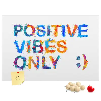 Bilder-Korktafel Positives Zitat
