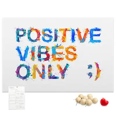 Bilder-Korktafel Positives Zitat