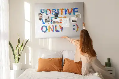 Bilder-Korktafel Positives Zitat