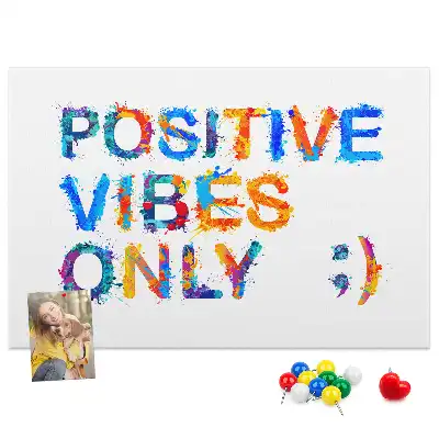 Bilder-Korktafel Positives Zitat
