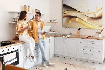 Kork Pinnwand Abstraktion Welle