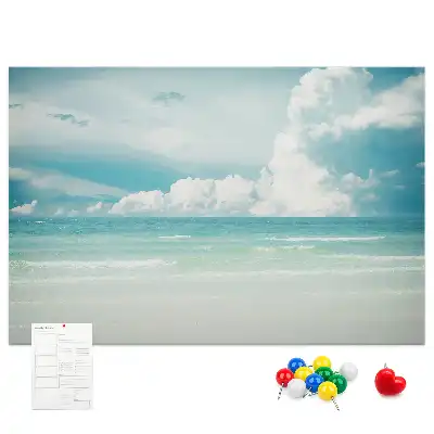 Kork Pinnwand Landschaft Meer