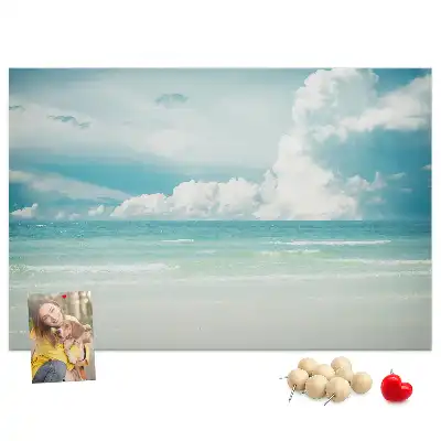 Kork Pinnwand Landschaft Meer