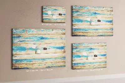 Korktafel mit Motiv Zerkratztes Holz