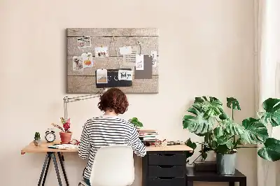 Korktafel mit Schriftzug Du schaffst das