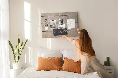 Korktafel mit Schriftzug Du schaffst das