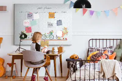 Bilder-Korktafel Wochenkalender für die Wand