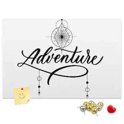 Bedruckte Korkplatte Reisemotiv adventure