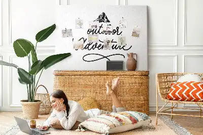 Bilder-Korktafel Motivationsspruch