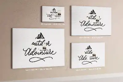 Bilder-Korktafel Motivationsspruch