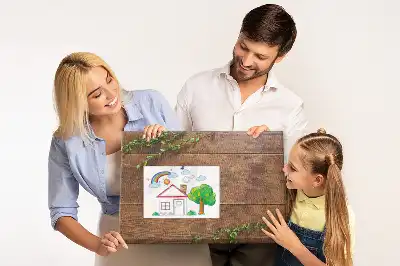 Korktafel im rustikalen Holzdesign