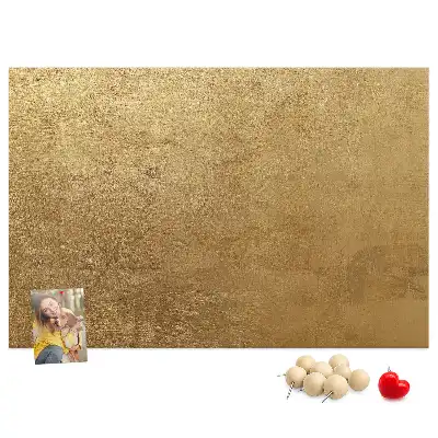 Dekorative Leinwand als Pinnwand