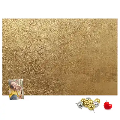 Dekorative Leinwand als Pinnwand