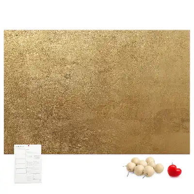 Dekorative Leinwand als Pinnwand