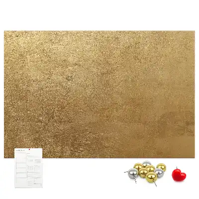 Dekorative Leinwand als Pinnwand