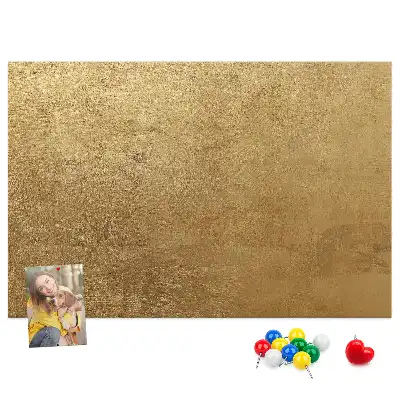 Dekorative Leinwand als Pinnwand