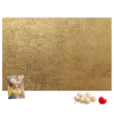 Dekorative Leinwand als Pinnwand