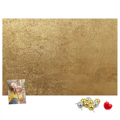 Dekorative Leinwand als Pinnwand