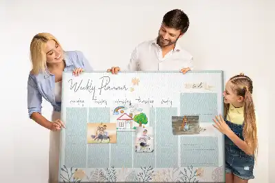 Bilder-Korktafel Wochenplan