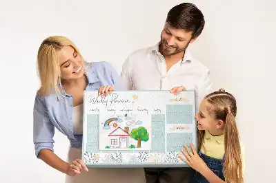 Bilder-Korktafel Wochenplan