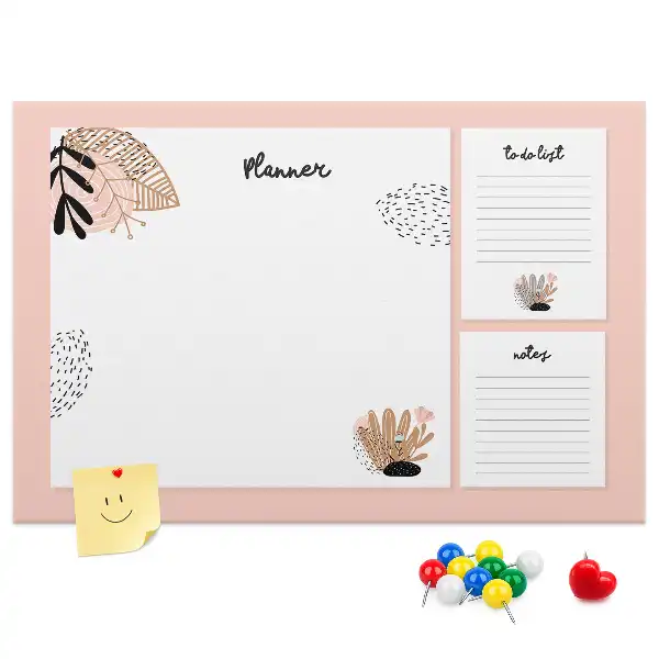 Bedruckte Korkplatte Planer Notizbuch
