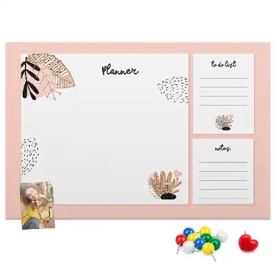 Bedruckte Korkplatte Planer Notizbuch