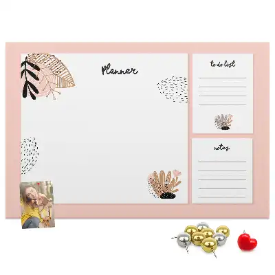 Bedruckte Korkplatte Planer Notizbuch
