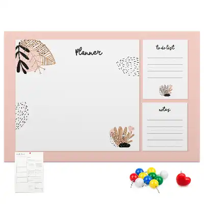 Bedruckte Korkplatte Planer Notizbuch