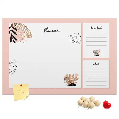 Bedruckte Korkplatte Planer Notizbuch