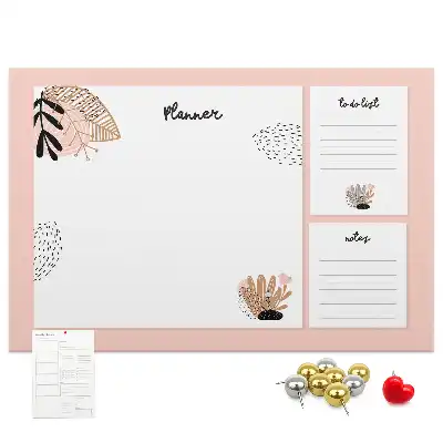 Bedruckte Korkplatte Planer Notizbuch