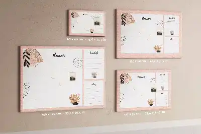 Bedruckte Korkplatte Planer Notizbuch