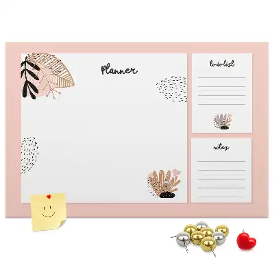 Bedruckte Korkplatte Planer Notizbuch